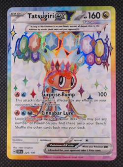 Pokemon Tatsugiri ex 226/191 - Sv08: Surging Sparks - Ultra Rare - Image 1