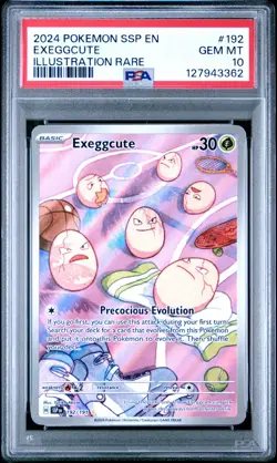 Pokemon - PSA 10 - Exeggcute - SSP EN - 192/191 - GEM MINT - Image 1