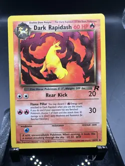Pokemon TCG Dark Rapidash Team Rocket 44/82 Regular Mp - Image 1