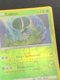 Calyrex 017/159 Rare Reverse Holo Crown Zenith Sword & Shield Pokemon - Image 2
