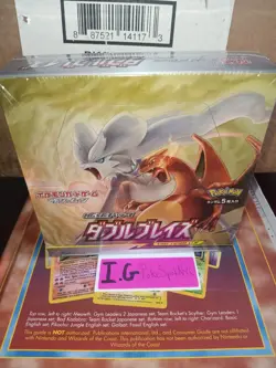Pokemon 2019 Double Blaze Booster Box SM10 Sealed Mint Box 30 Packs - Image 1