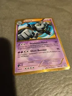 Pokemon TCG Golurk 150/149 HP Secret Rare Black White Boundaries Crossed - Image 2