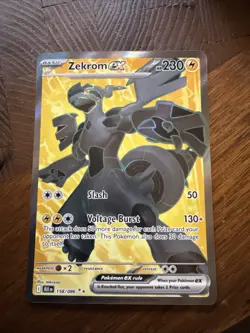 Zekrom ex 158/086 - Pokemon TCG Black Bolt - Full Art Ultra Rare - NM - Image 1