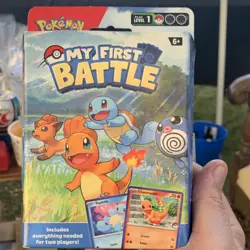 Pokemon My First Battle Starter Deck Charmander Squirtle Vulpix Poliwag English - Image 1