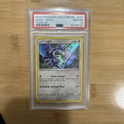 Pokemon 2019 Lugia 131/181 Holo Team Up GEM MINT PSA 10 - Image 1