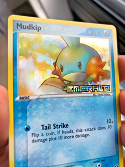 Pokemon Mudkip Ex Emerald 56/106 Reverse Holo Stamped NM - Image 3
