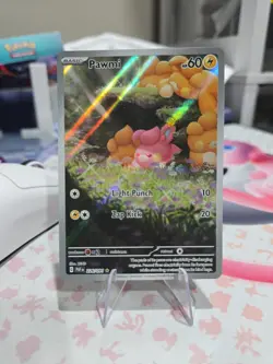 Pokemon TCG: Pawmi - Illustration Rare - 226/091 - Paldean Fates - NM - Image 1