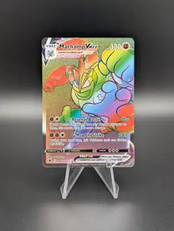 Pokemon TCG Astral Radiance Machamp VMAX 194/189 Secret Rare Rainbow Full Art - Image 1