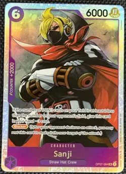 One Piece Sanji OP07-064 500 Years in the Future Super Rare NM - Image 1