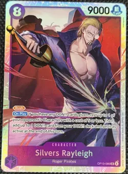 One Piece Silvers Rayleigh OP13-066 Carry on His Will Super Rare NM - Image 1