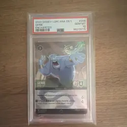 Disney Lorcana Genie On the Job (Enchanted) the First Chapter PSA 10 Gem Mint - Image 1