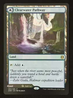 1x MTG Clearwater Pathway - Zendikar Rising (ZNR) #260 - Magic the Gathering - Image 1