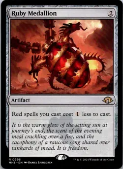 Ruby Medallion R Modern Horizons 3 295 NM - Image 1