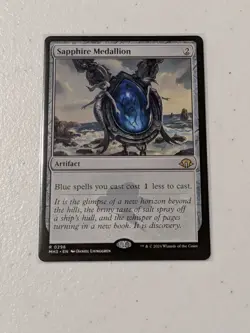 MTG Sapphire Medallion - Modern Horizons 3 NM - Image 1