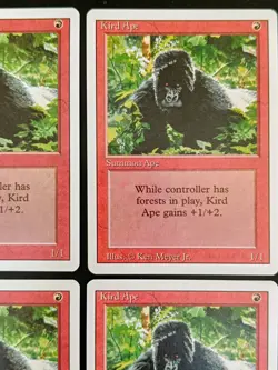 MTG | 4 x Kird Ape | Revised Edition | Magic The Gathering | Playset - Image 3