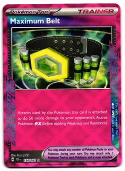 Maximum Belt 154/162 - Temporal Forces ACE SPEC Rare Pokemon TCG - NM Card - Image 1
