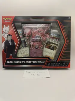 Pokemon TCG Team Rocket’s Mewtwo EX Box ~NEW FACTORY SEALED~FREE SHIPPING~ - Image 1