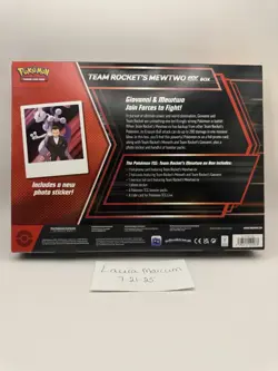 Pokemon TCG Team Rocket’s Mewtwo EX Box ~NEW FACTORY SEALED~FREE SHIPPING~ - Image 2