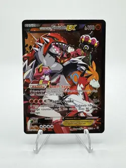 Team Magmas Groudon EX 15/34 Double Crisis Full Art Ultra Rare Pokemon Card - Image 1