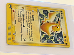 Pikachu Holo #12 Black Star PROMO Pokemon 2003 HOLO LP - Image 2