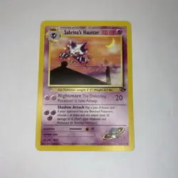 Pokemon TCG Sabrina's Haunter Gym Challenge 55/132 Regular Uncommon LP. - Image 1