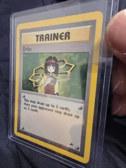 Pokemon TCG Erika Trainer Card 16/132 Holo Rare 2000 Gym Heroes NM - Image 2