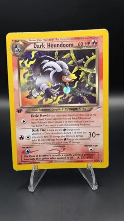 Dark Houndoom 7/105 [1st Edition] — Light Play — Neo Destiny — Old Pokemon Card - Image 1
