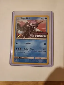 Tapu Fini SM203 Holo Prerelease Promo- 2019 SM: Unified Minds Pokemon TCG NM - Image 1