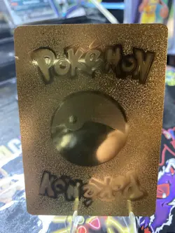 Special Delivery Pikachu Gold Foil Fan Art Textured Collector Pokemon Card - Image 3