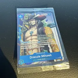 Dracule Mihawk (OP11 Release Event Winner) P-081 One Piece Promotion - Sealed - Image 1