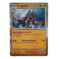 Garganacl 123/193 Holo Rare Paldea Evolved Pokemon Card - Image 1