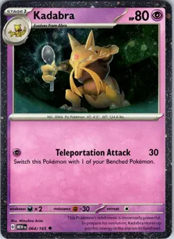 Kadabra - (Cosmos Holo) 064/165 Cards & Products Pokemon TCG NM Holo - Image 1