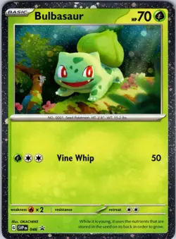 Bulbasaur - (Cosmos Holo) 046 SV: Scarlet & Violet Promo Cards Pokemon NM Holo - Image 1