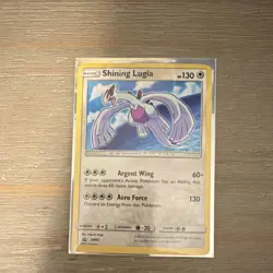 Pokemon Shining Lugia SM82 Basic English Single Card 2017 - Image 1