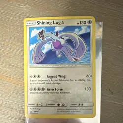 Pokemon Shining Lugia SM82 Basic English Single Card 2017 - Image 2