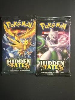 Pokemon Trading Card Game Sun & Moon Hidden Fates Booster Pack (2 Packs) 609411429020 - Image 1