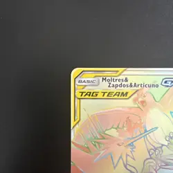 Pokemon Card Moltres & Zapdos & Articuno GX 69/68 Hidden Fates Tag Team NM - Image 2