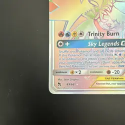 Pokemon Card Moltres & Zapdos & Articuno GX 69/68 Hidden Fates Tag Team NM - Image 4
