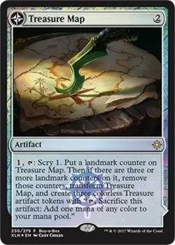 Treasure Map -Foil Light Play MTG Promos: Buy-A-Box - Image 1