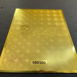 Goddess Story Gold METAL Card - Serial Number #080/200! DMG **READ** - Image 2
