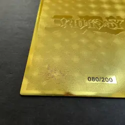 Goddess Story Gold METAL Card - Serial Number #080/200! DMG **READ** - Image 3