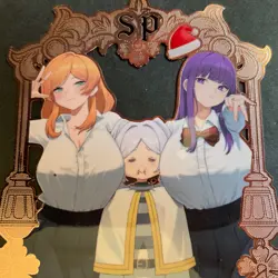 Goddess Story Gold METAL Card - Serial Number #/100! Maiden Party- Frieren Anime - Image 3