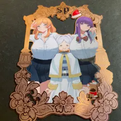 Goddess Story Gold METAL Card - Serial Number #/100! Maiden Party- Frieren Anime - Image 4