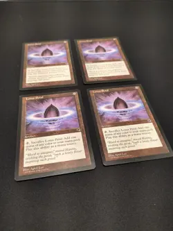 Mtg Lotus Petal x4 Tempest LP Playset - Magic the Gathering - Image 3