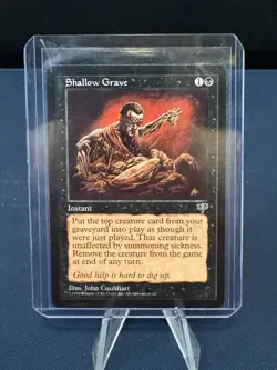 MTG - Magic The Gathering - Shallow Grave - Mirage - NP/NM! - Image 3