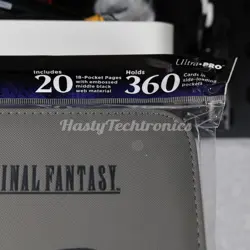 Magic The Gathering Final Fantasy Sephiroth Ultra PRO Premium Zippered Binder - Image 5