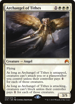Archangel of Tithes #4 (MP) Magic Origins ORI Magic MTG - Image 1