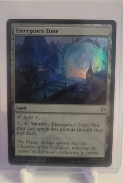NM Foil Emergence Zone War of the Spark Uncommon Land #245 [Foil] - Image 1