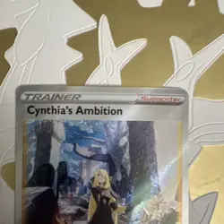 Pokemon Cynthia's Ambition Ultra Rare Full Art Holo Trainer GG60/GG70 Zenith - Image 3