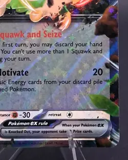 Squawkabilly ex 169/193 Paldea Evolved Double Rare Pokemon TCG Holo NM - Image 3